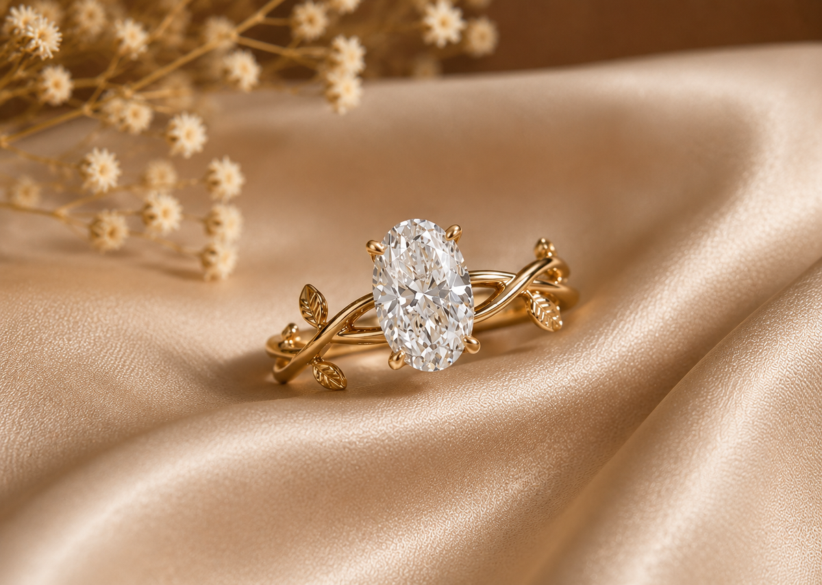 Moissanite Band