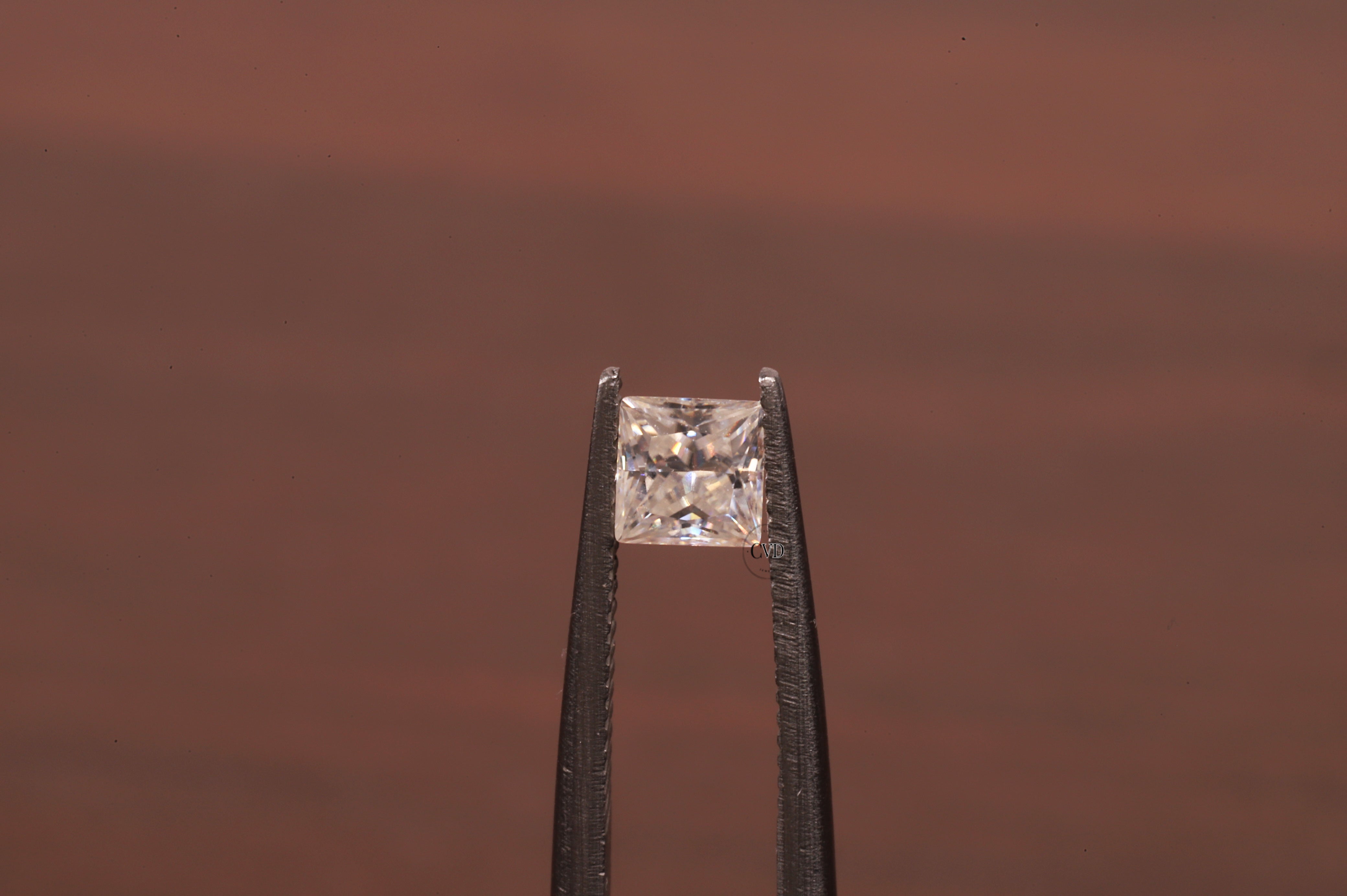 4x4 MM Colorless D White Color Princess Diamond Square Cut Loose