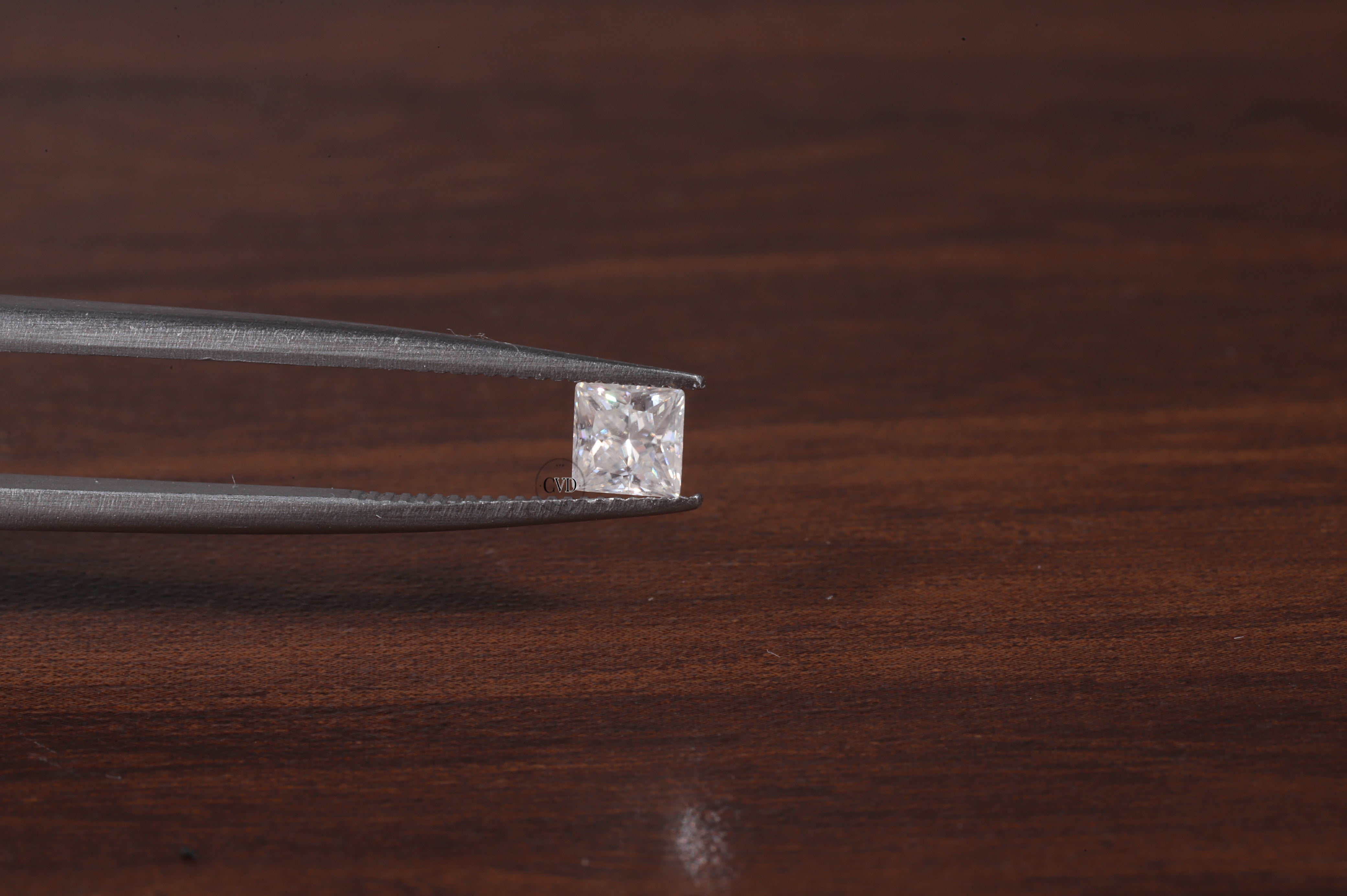4x4 MM Colorless D White Color Princess Diamond Square Cut Loose