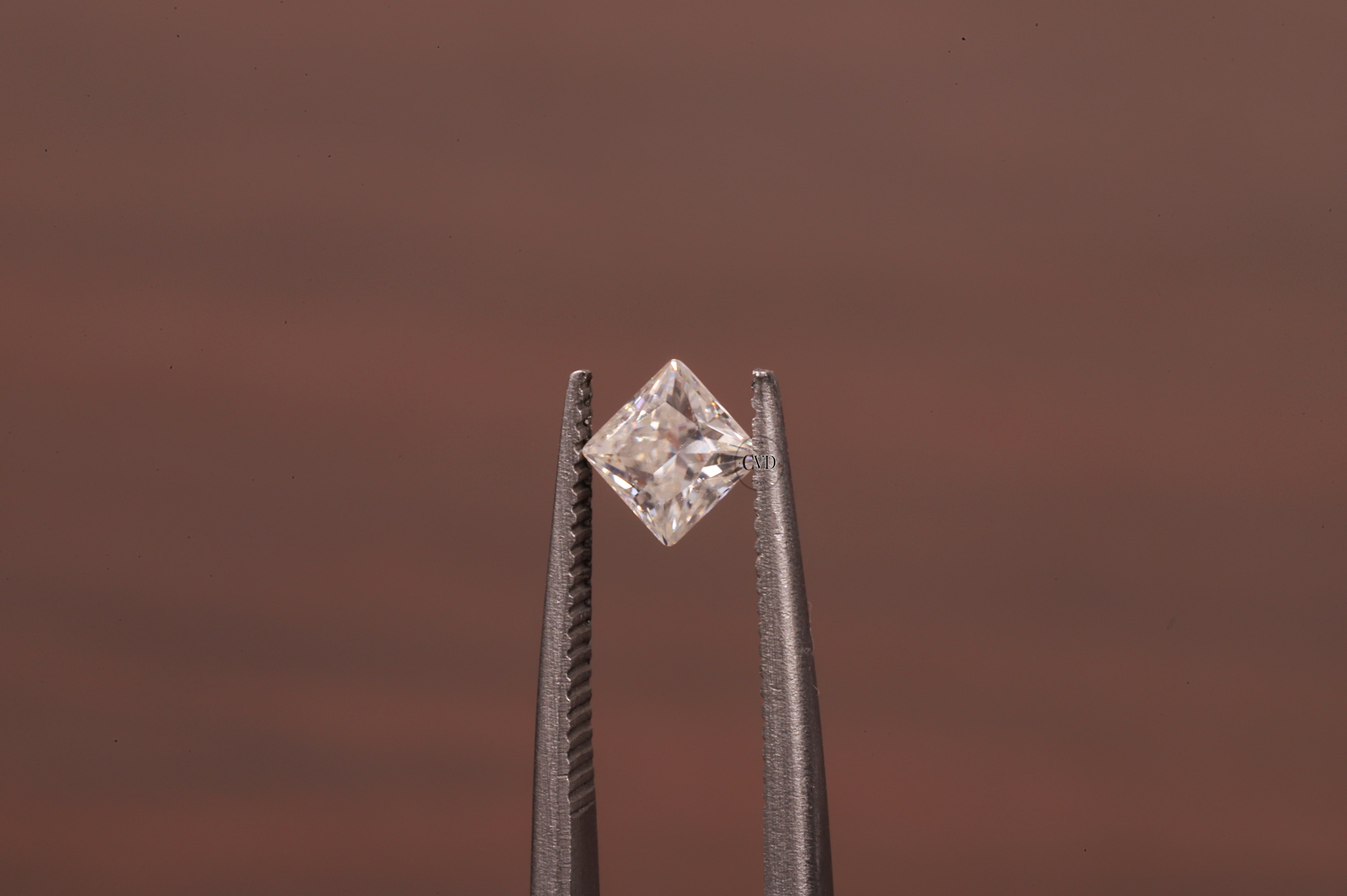 4x4 MM Colorless D White Color Princess Diamond Square Cut Loose