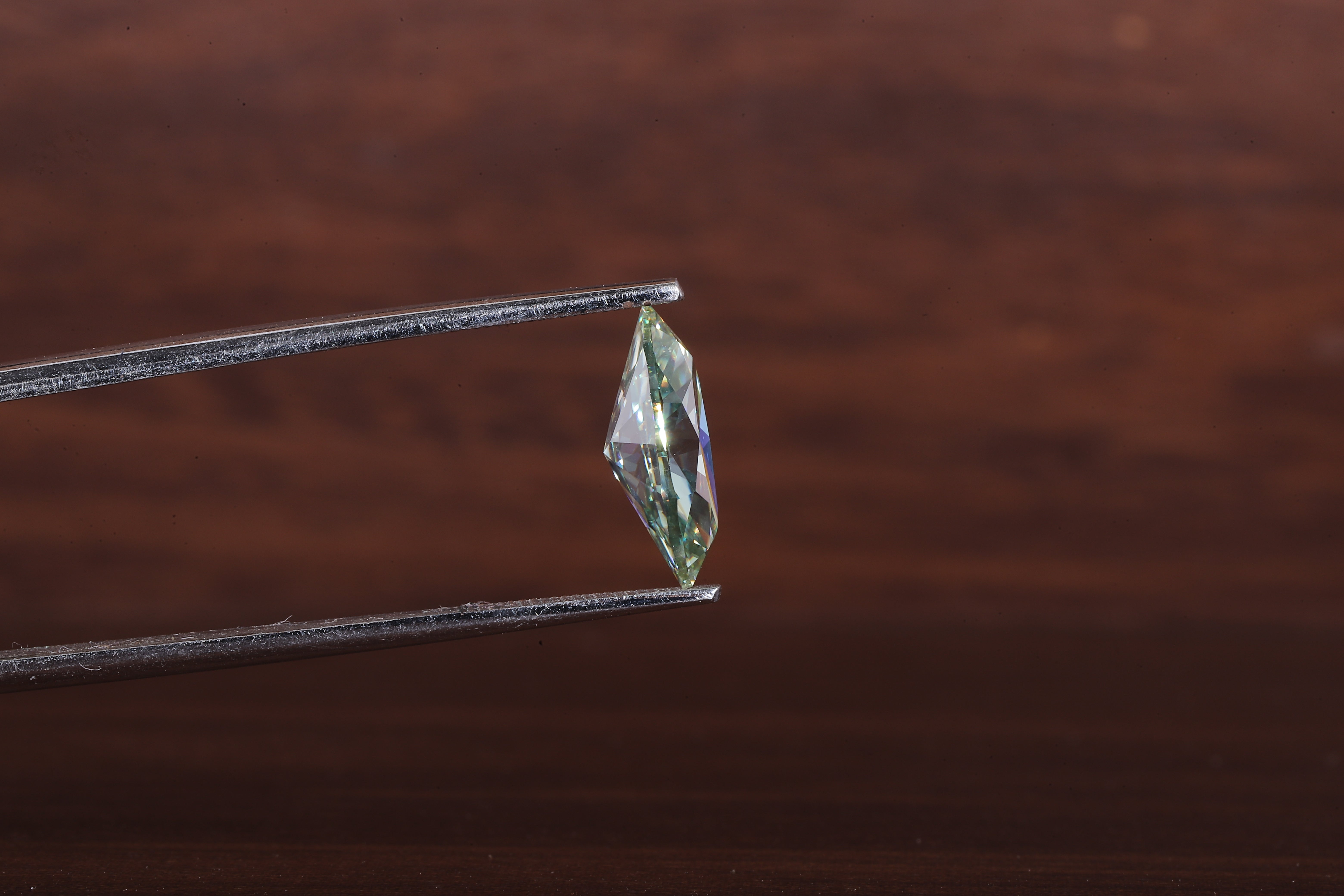 Fancy Green Marquise Cut Lab Grown Diamond, IGI Certified Marquise Cut