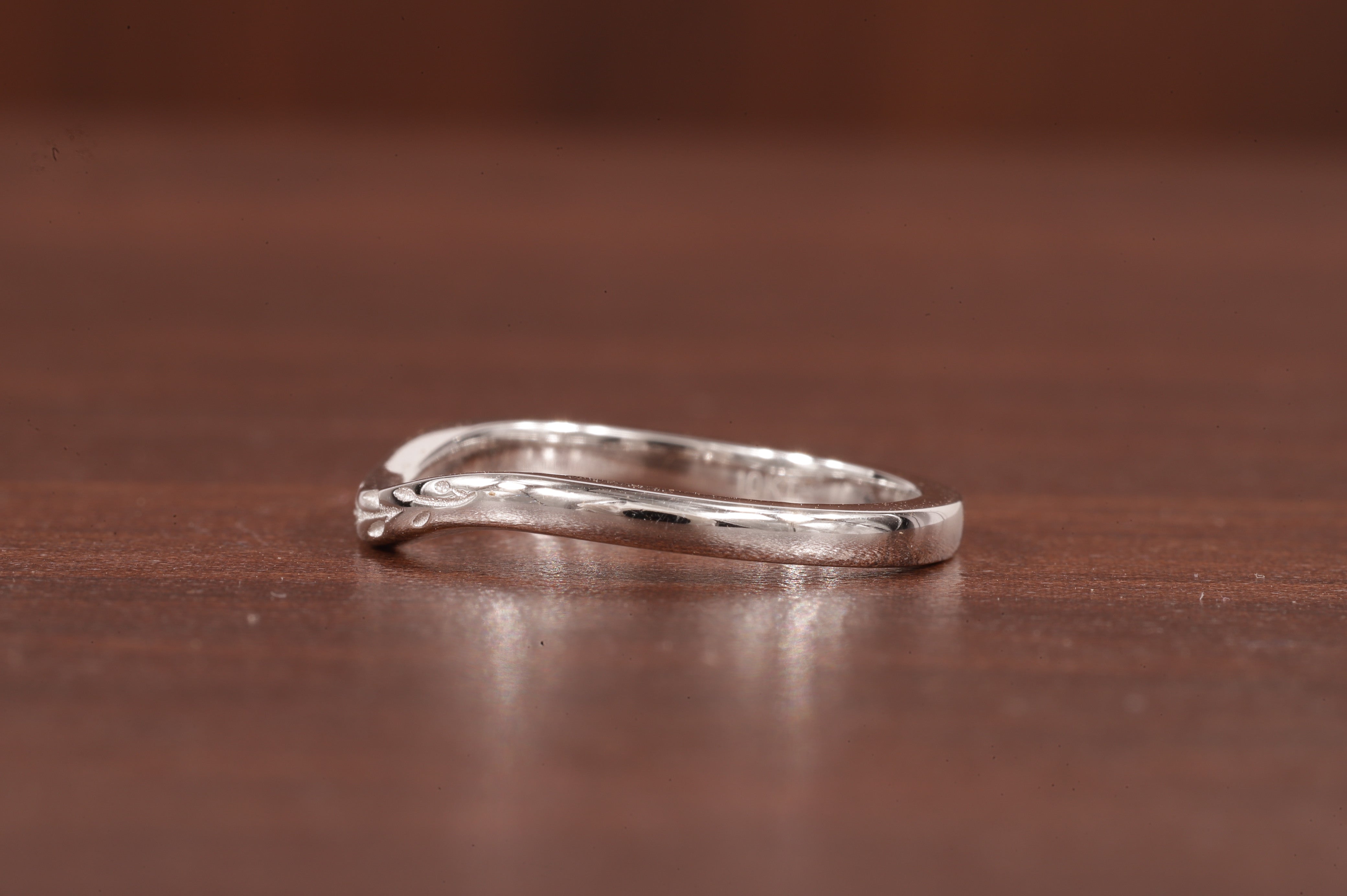 Vintage wedding band, Nature Inspired Leaf Wedding Ring Solid Gold Wedding
