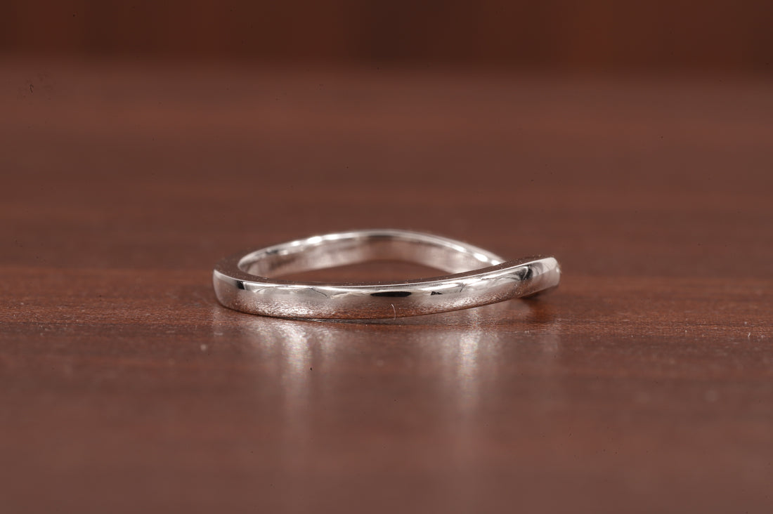 Vintage wedding band, Nature Inspired Leaf Wedding Ring Solid Gold Wedding