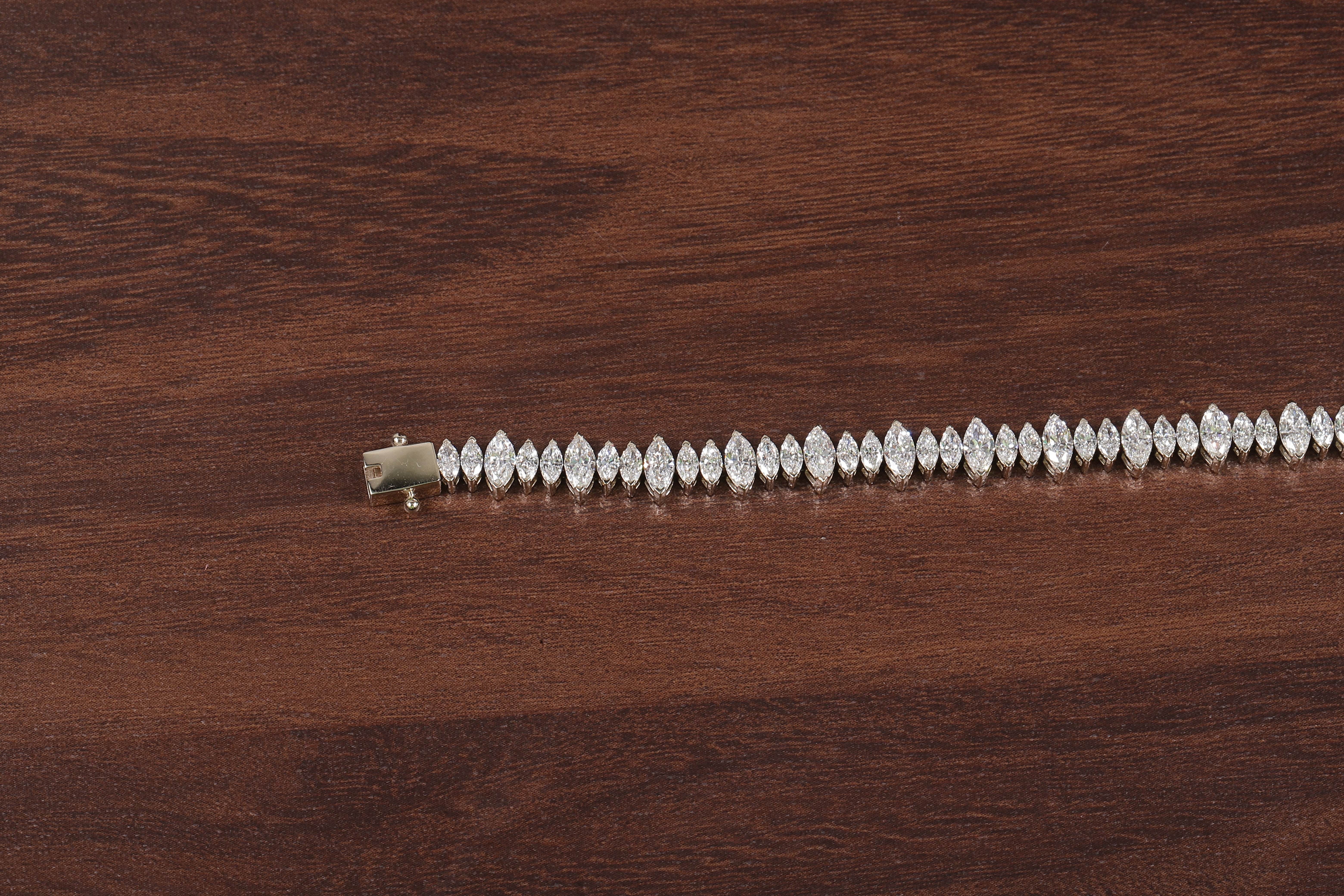 Marquise Diamond Tennis Bracelet, Marquise lab Grown diamond