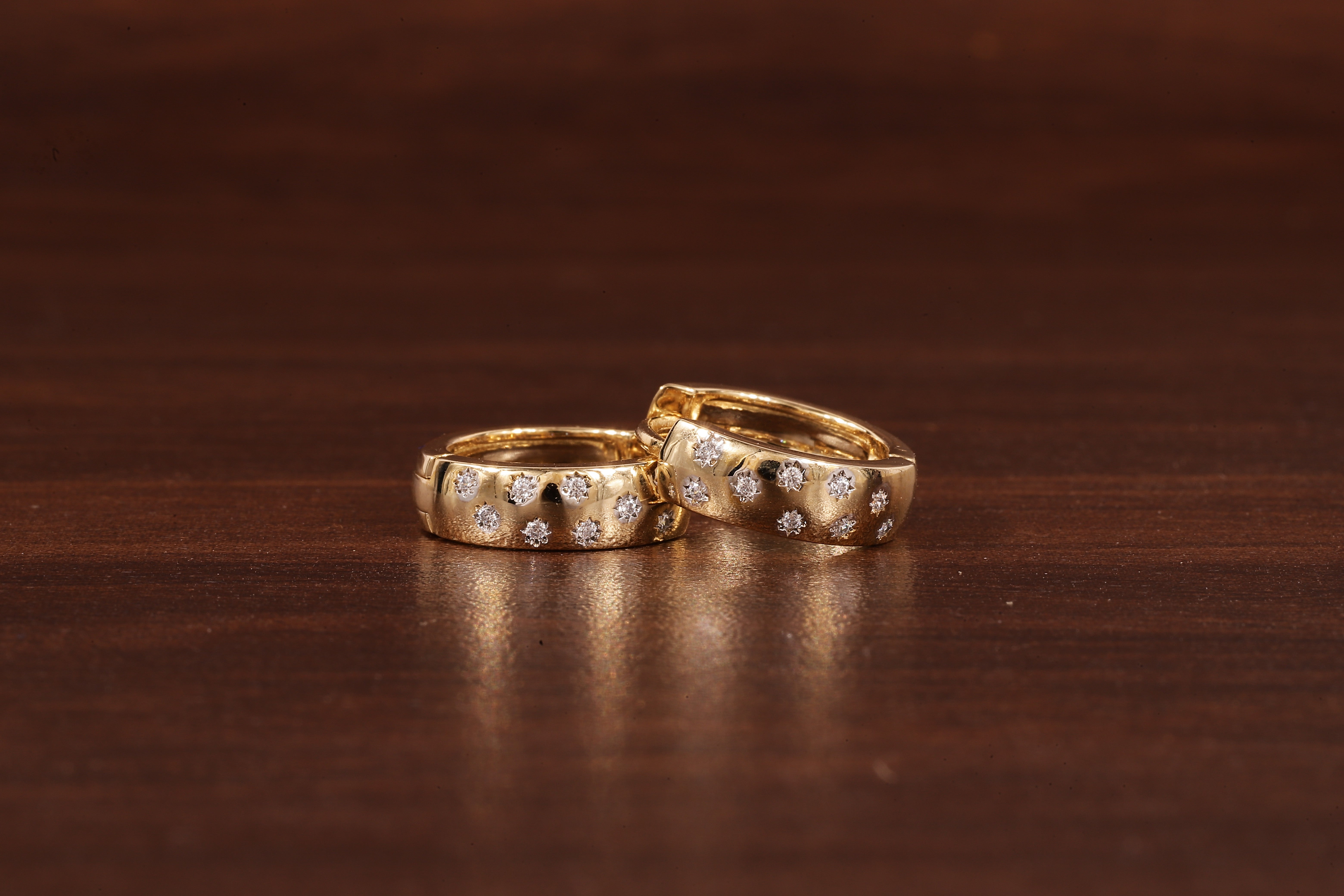 East West Emerald Cut Wedding Band, Hidden Halo Lab Grown Diamond Band