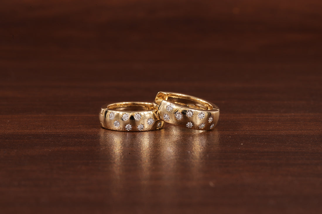 East West Emerald Cut Wedding Band, Hidden Halo Lab Grown Diamond Band