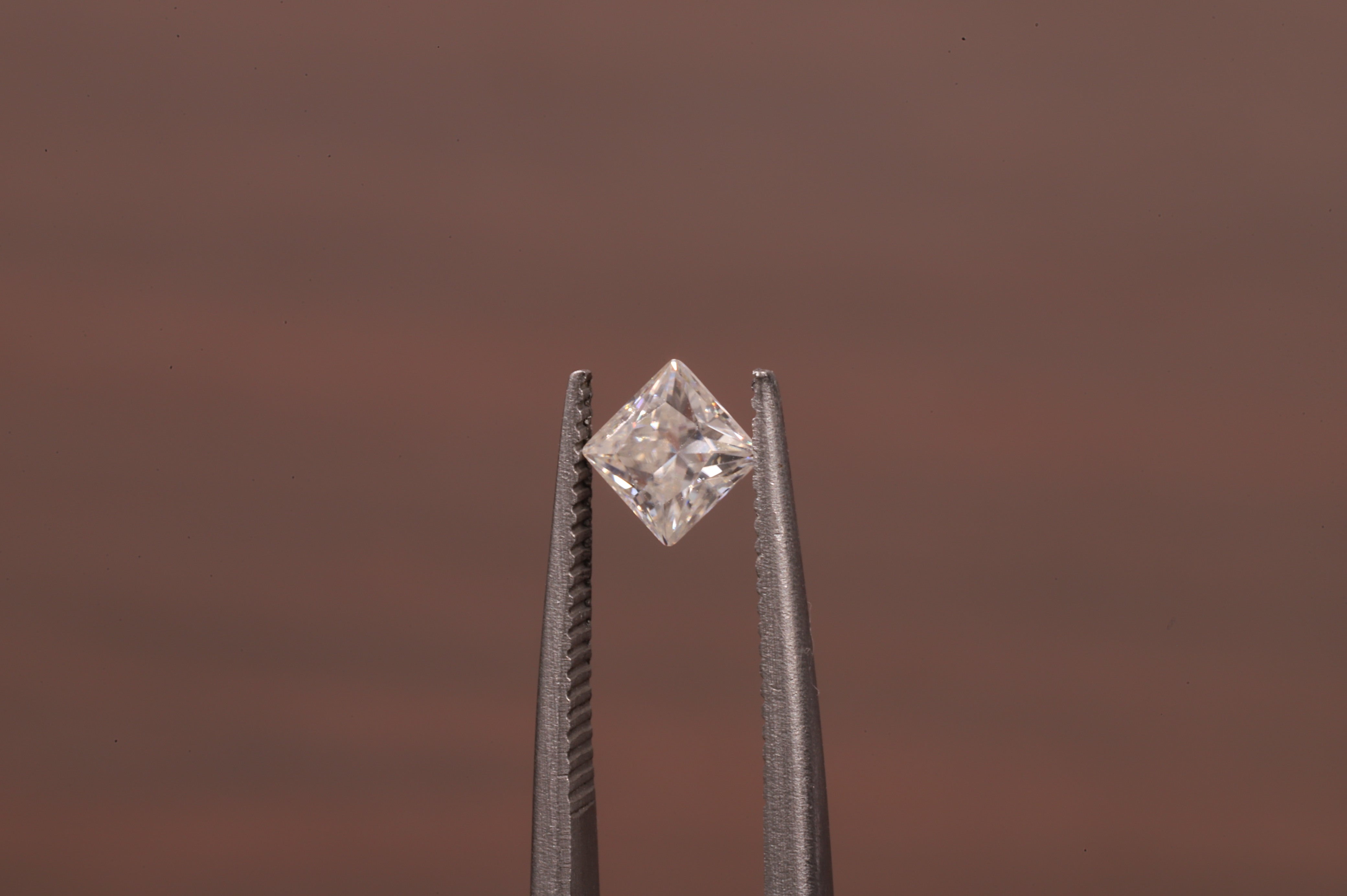 4x4 MM Colorless D White Color Princess Diamond Square Cut Loose
