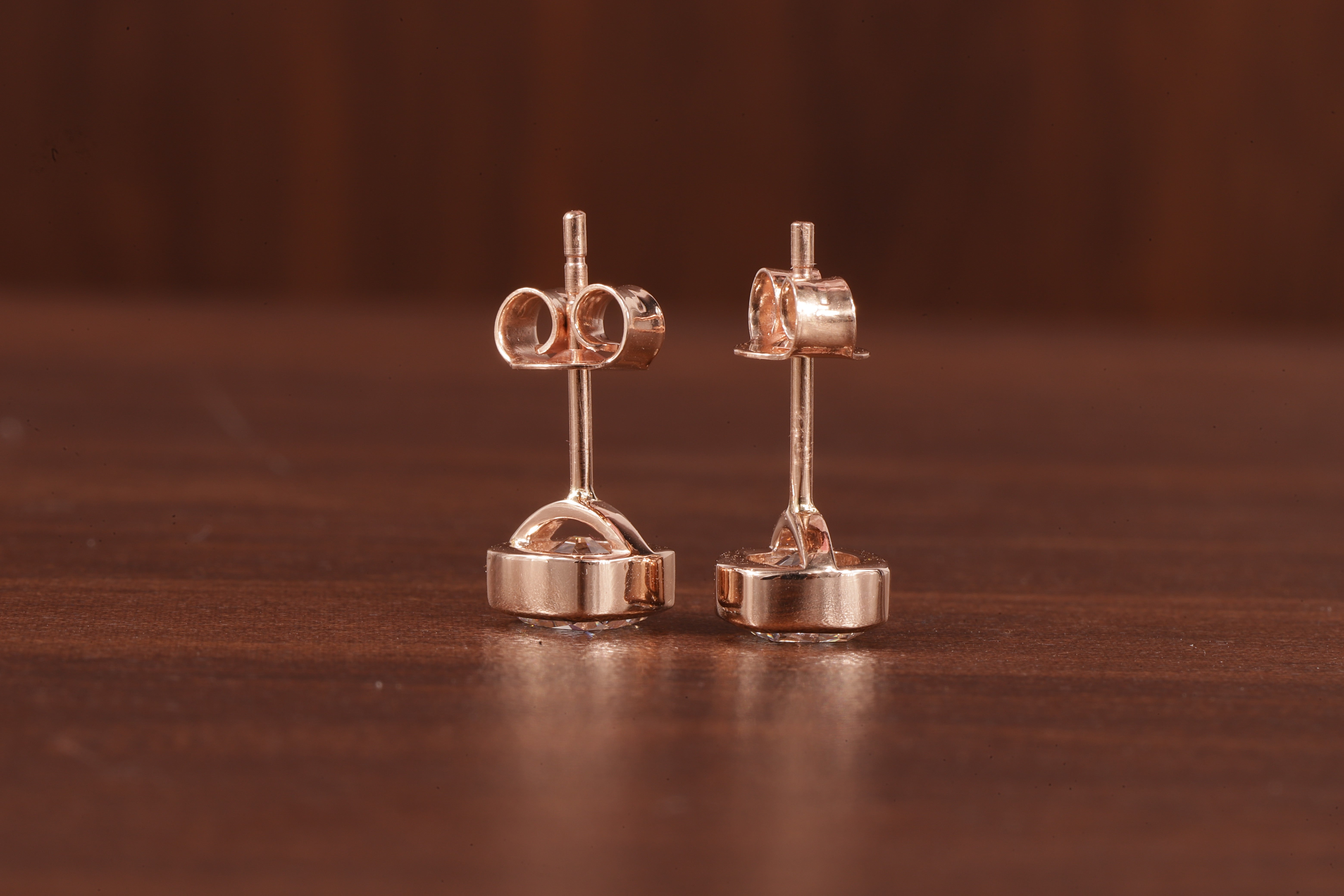 Lab Grown Diamond Earrings, Old European Cushion Cut Diamond Earrings, Stud Earrings for Women