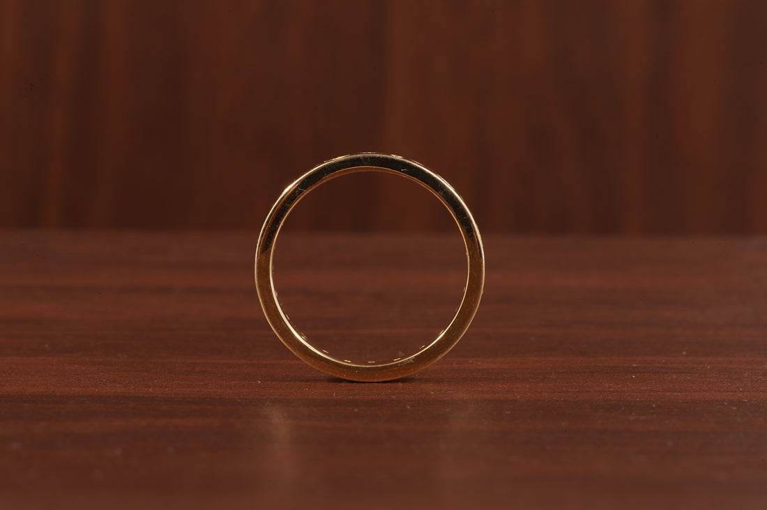 Starbright Flush Setting Lab Grown Diamond Wedding Band,Matching Engagement Band