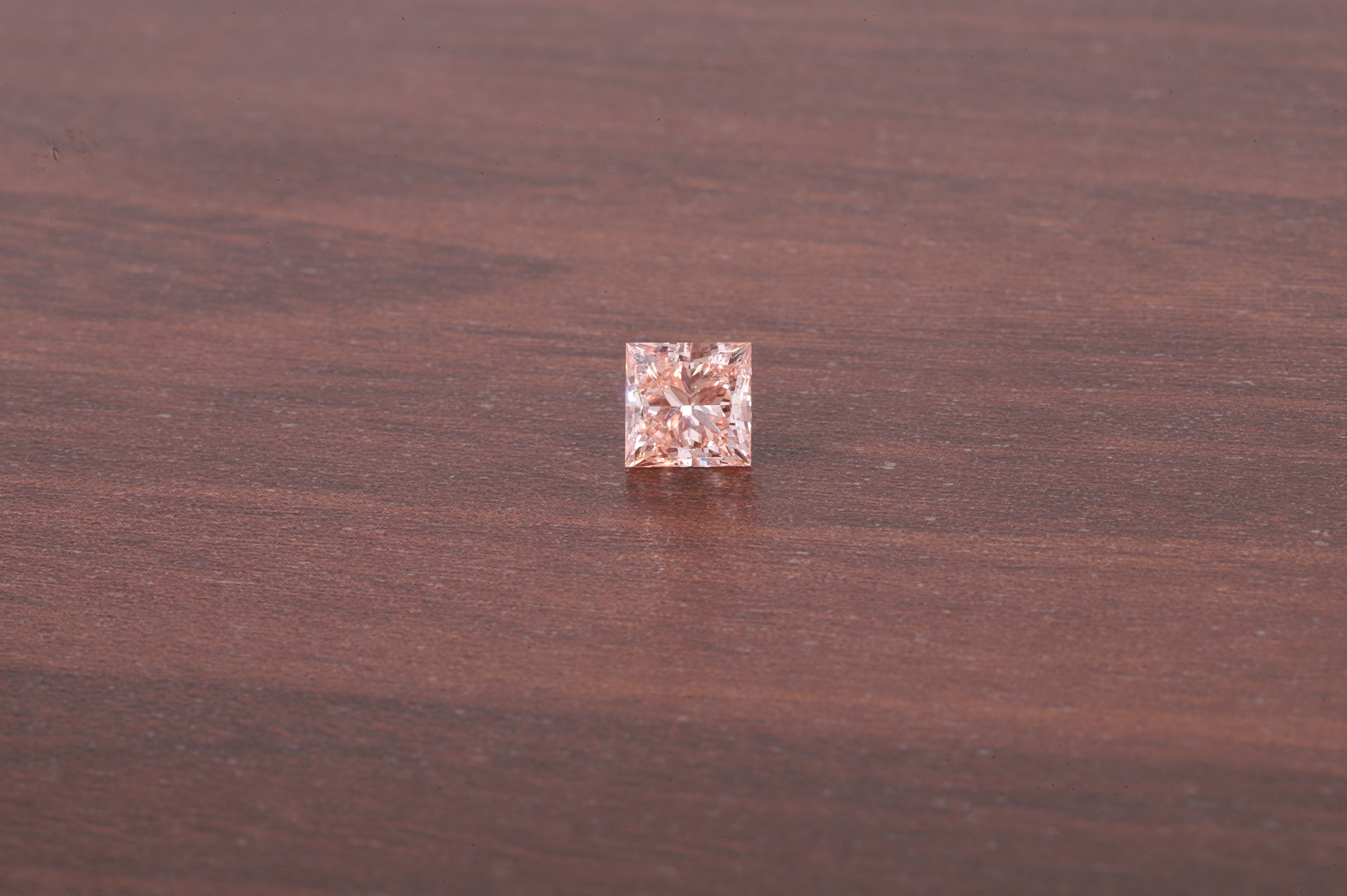 2 CT Princess Cut Pink Diamond, Pink Lab Grown Diamond, Princess Cut Loose Diamond for Engagement Ring