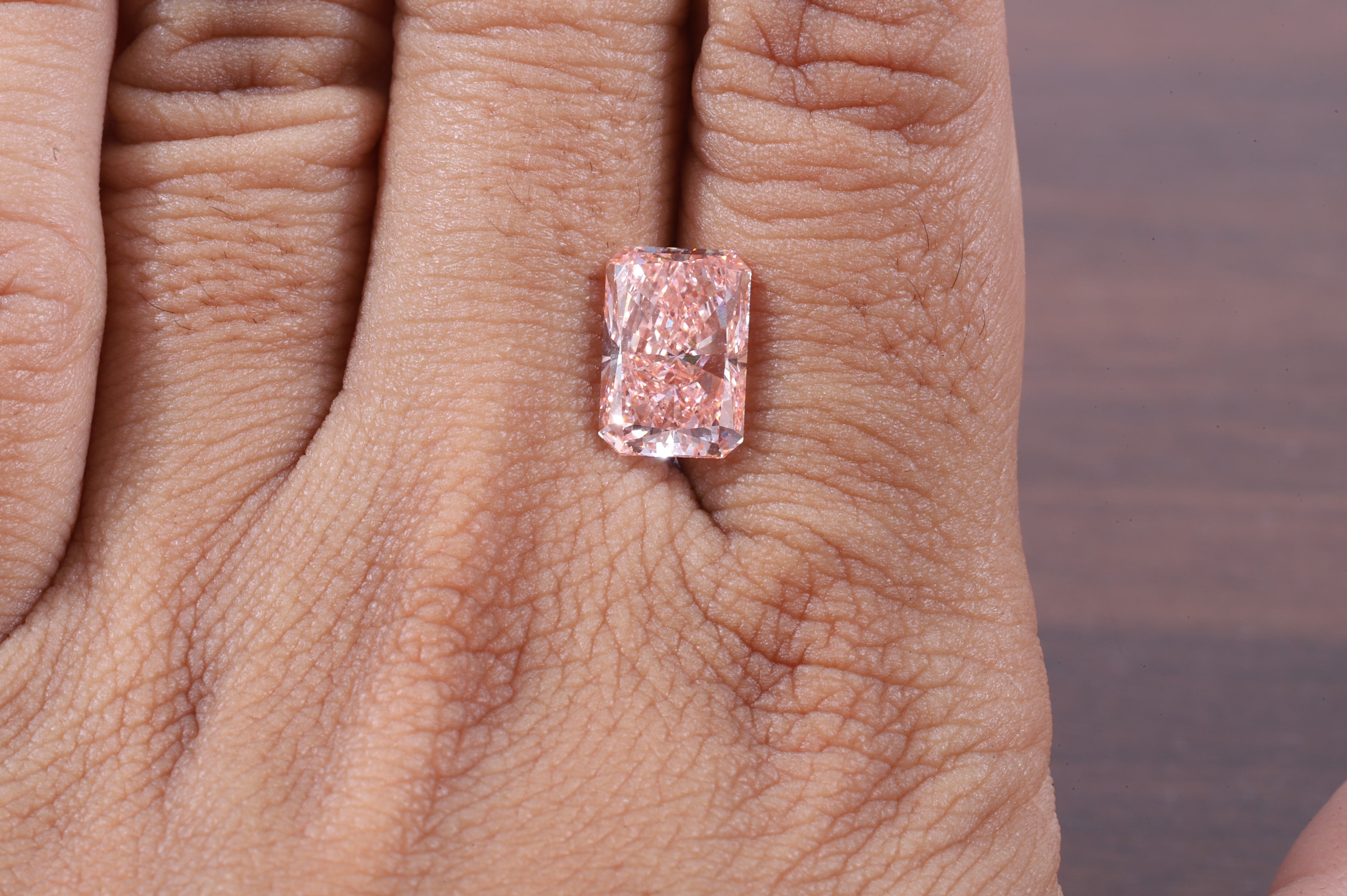 5.00Ct Radiant Fancy Pink Diamond| Pink Radiant Lab Grown Diamond