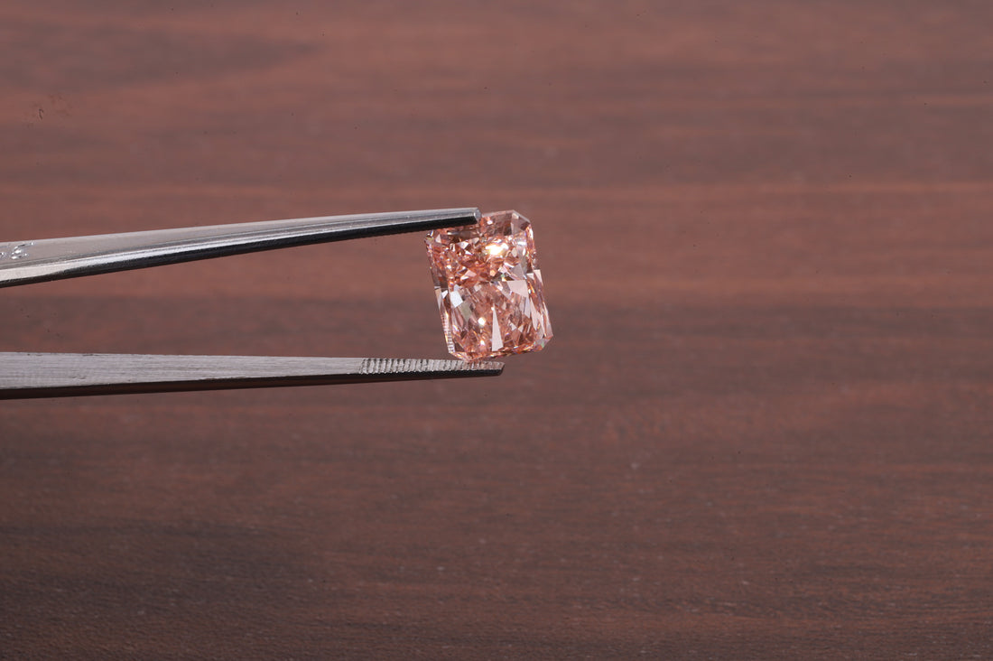 5.00Ct Radiant Fancy Pink Diamond| Pink Radiant Lab Grown Diamond