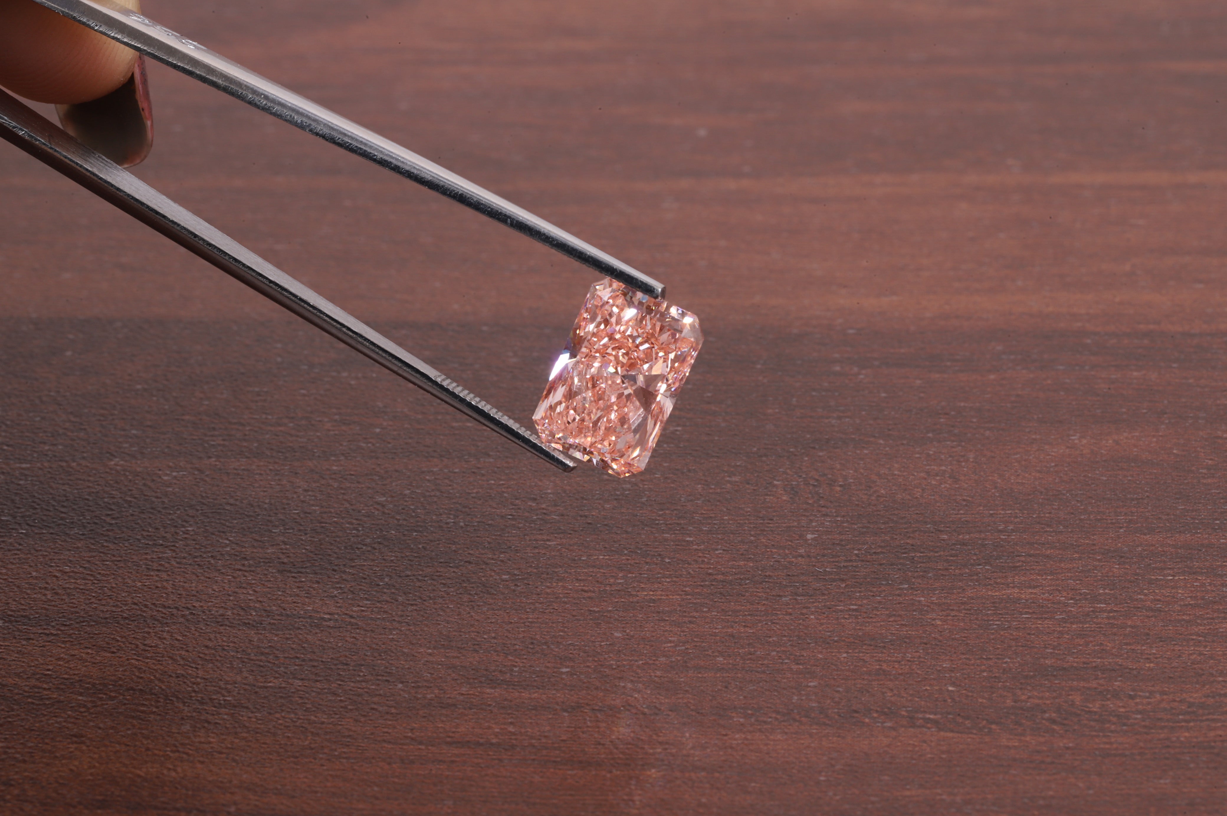 5.00Ct Radiant Fancy Pink Diamond| Pink Radiant Lab Grown Diamond