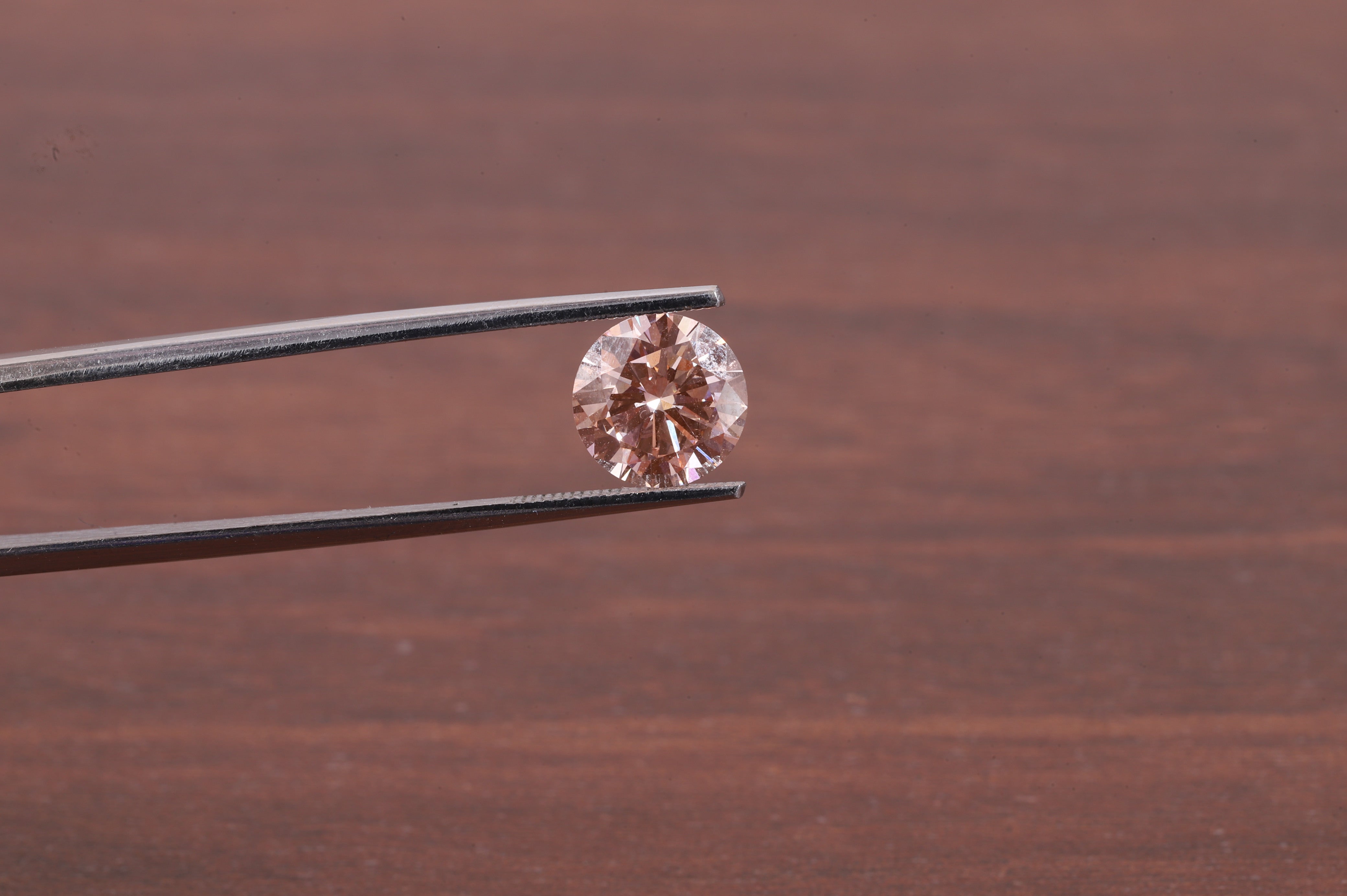 Pink Diamond 1.0ct Fancy Vivid Pink Lab-Created Diamond - Round Cut Stone for Bridal Sets