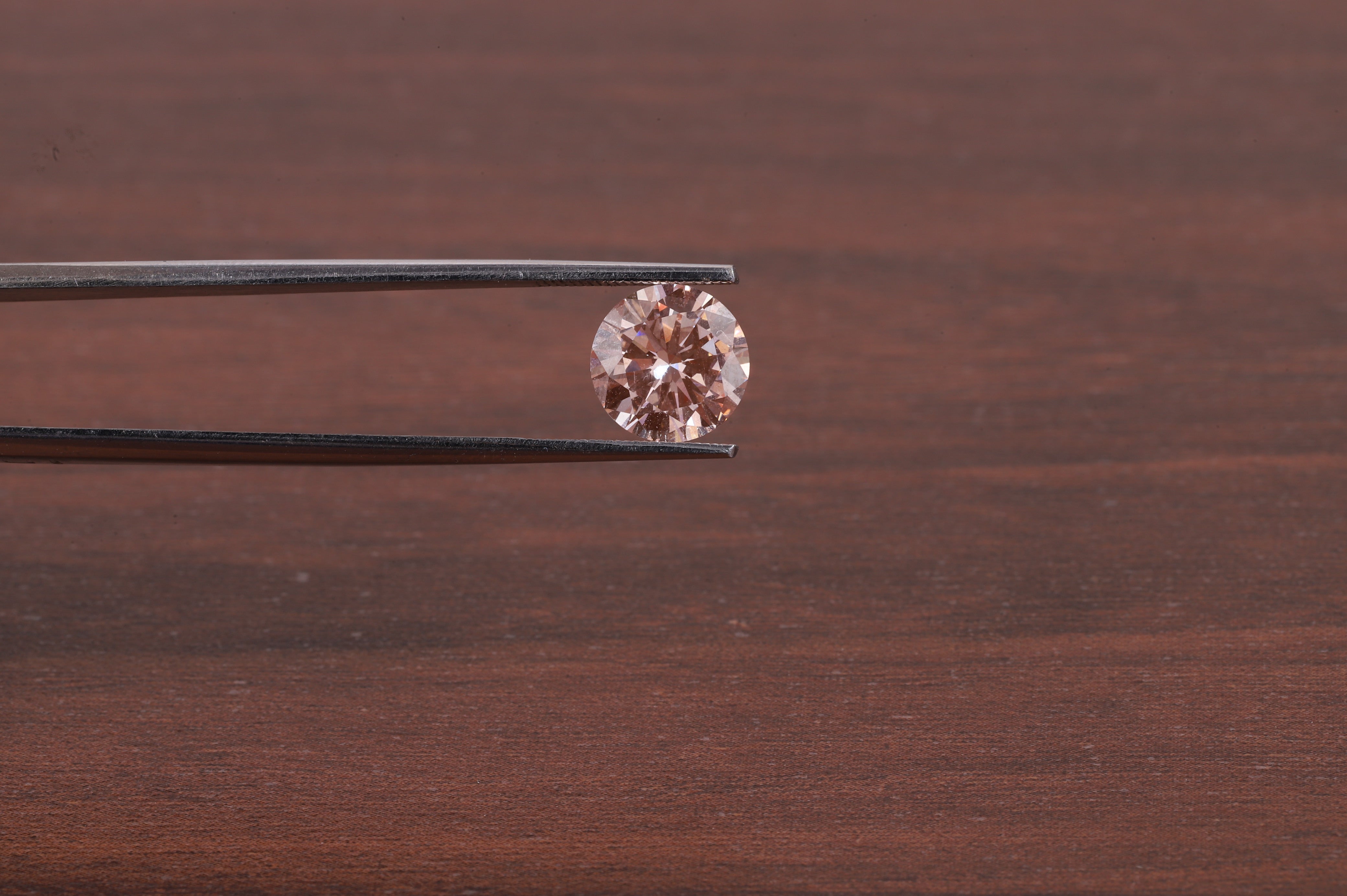 Pink Diamond 1.0ct Fancy Vivid Pink Lab-Created Diamond - Round Cut Stone for Bridal Sets