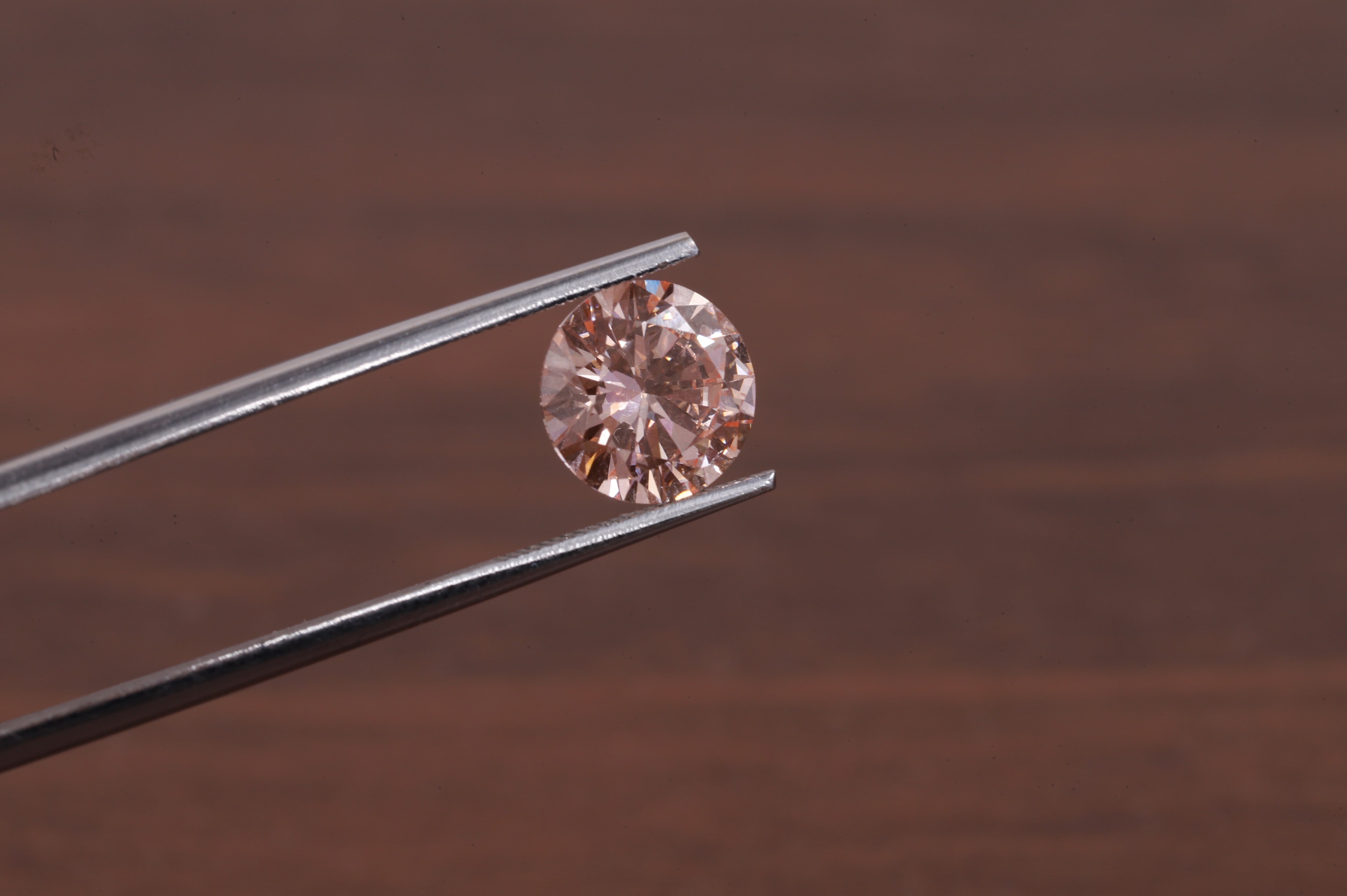 Pink Diamond 1.0ct Fancy Vivid Pink Lab-Created Diamond - Round Cut Stone for Bridal Sets