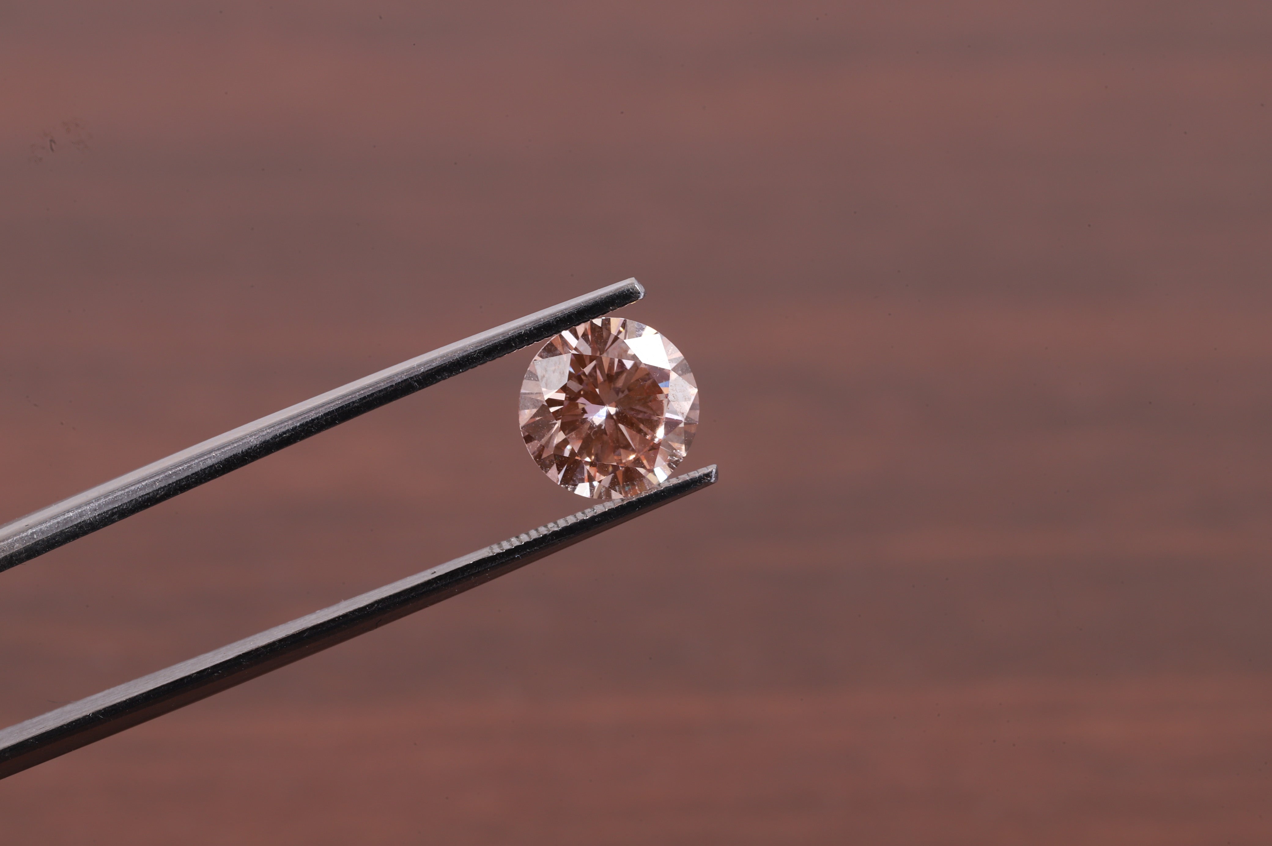 Pink Diamond 1.0ct Fancy Vivid Pink Lab-Created Diamond - Round Cut Stone for Bridal Sets