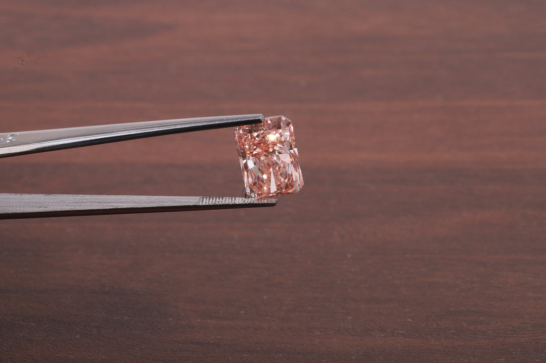 5.00Ct Radiant Fancy Pink Diamond| Pink Radiant Lab Grown Diamond
