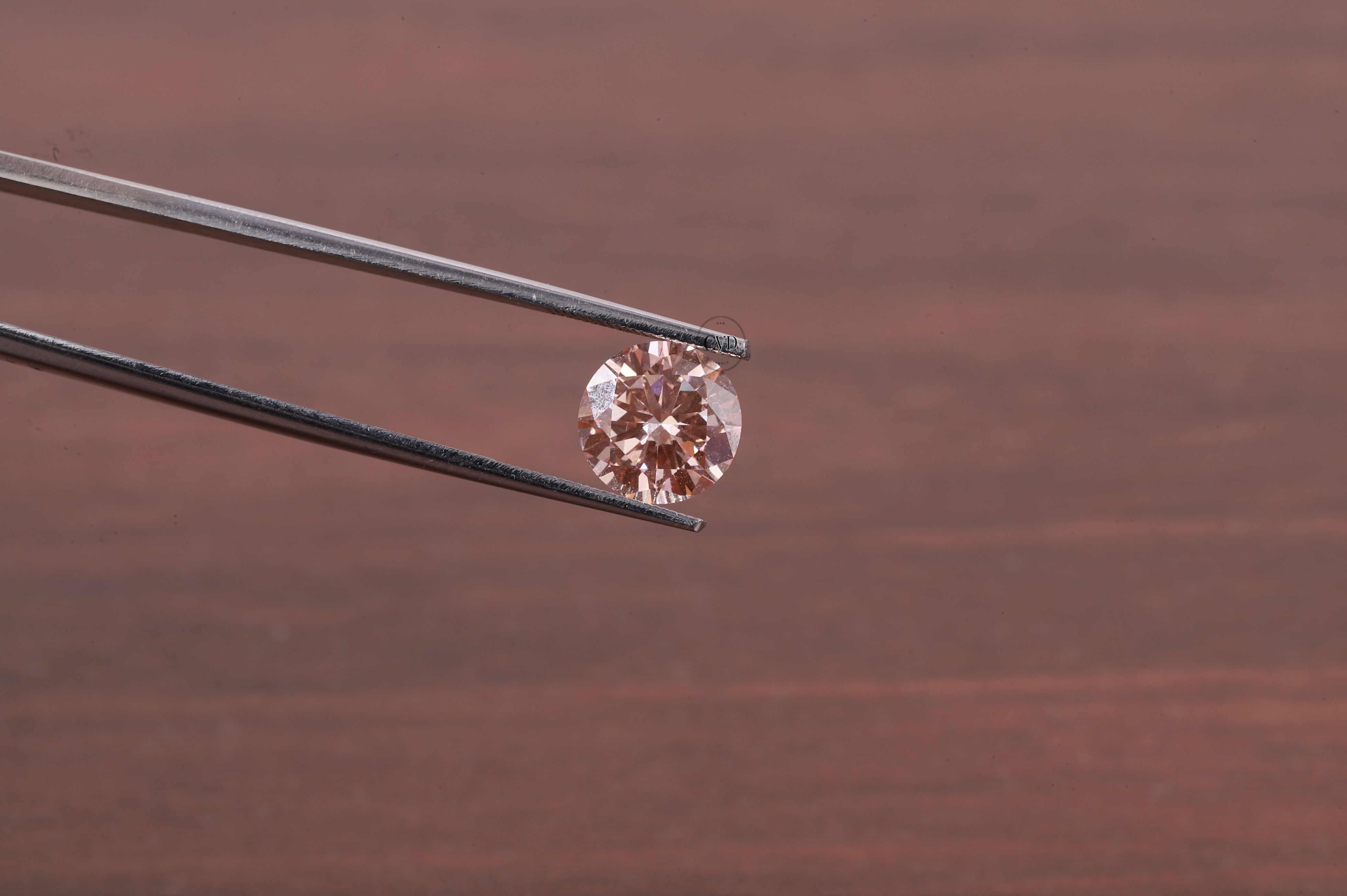 Pink Diamond 1.0ct Fancy Vivid Pink Lab-Created Diamond - Round Cut Stone for Bridal Sets