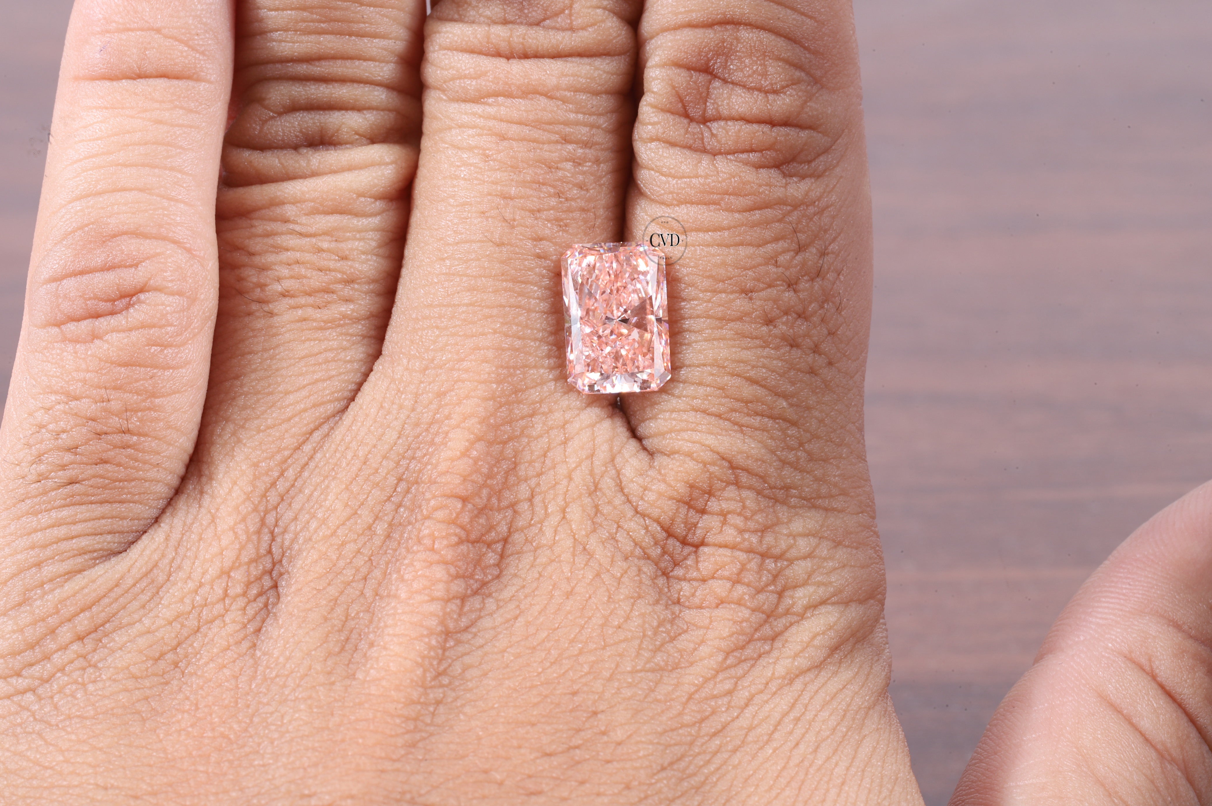 5.00Ct Radiant Fancy Pink Diamond| Pink Radiant Lab Grown Diamond