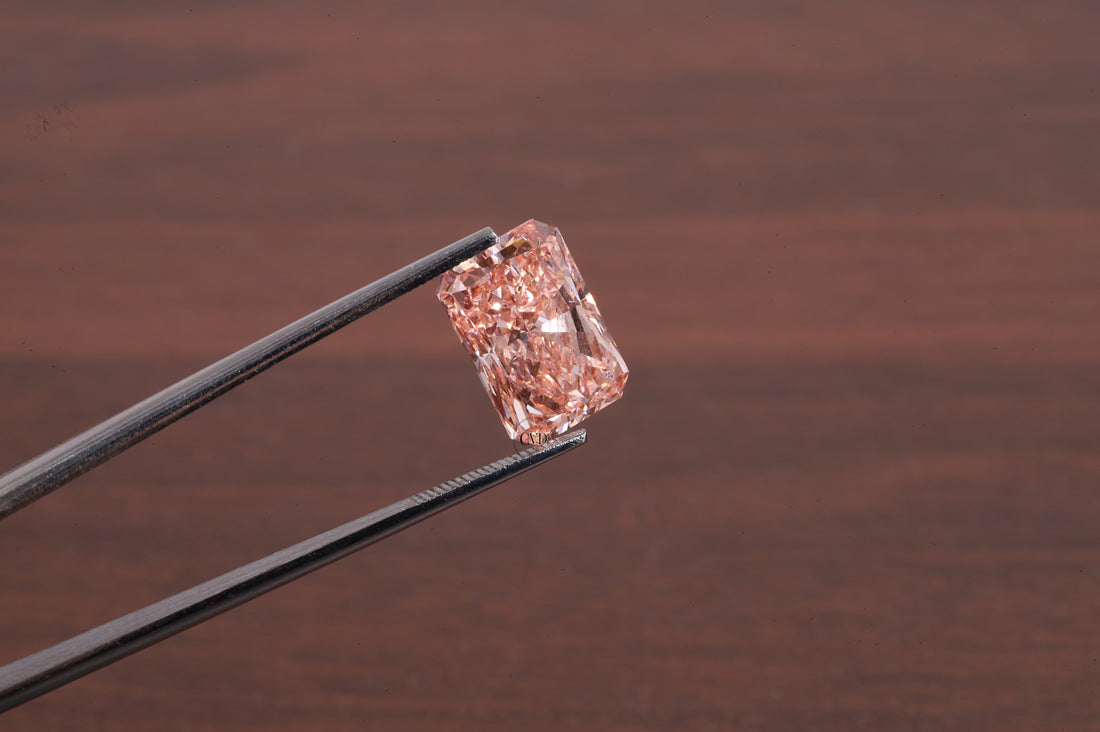 5.00Ct Radiant Fancy Pink Diamond| Pink Radiant Lab Grown Diamond