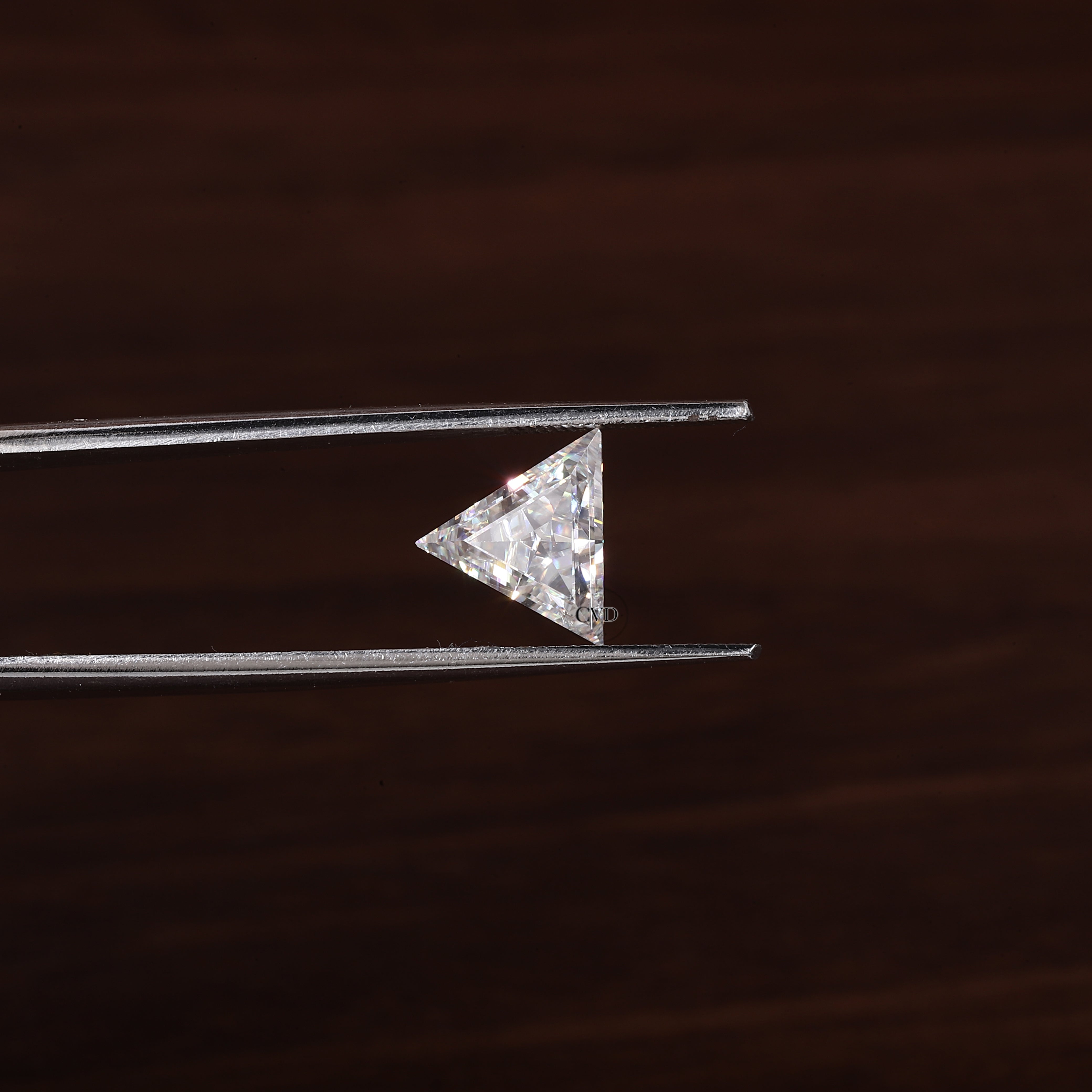 Triangle loose Moissanite Stone For Engagement