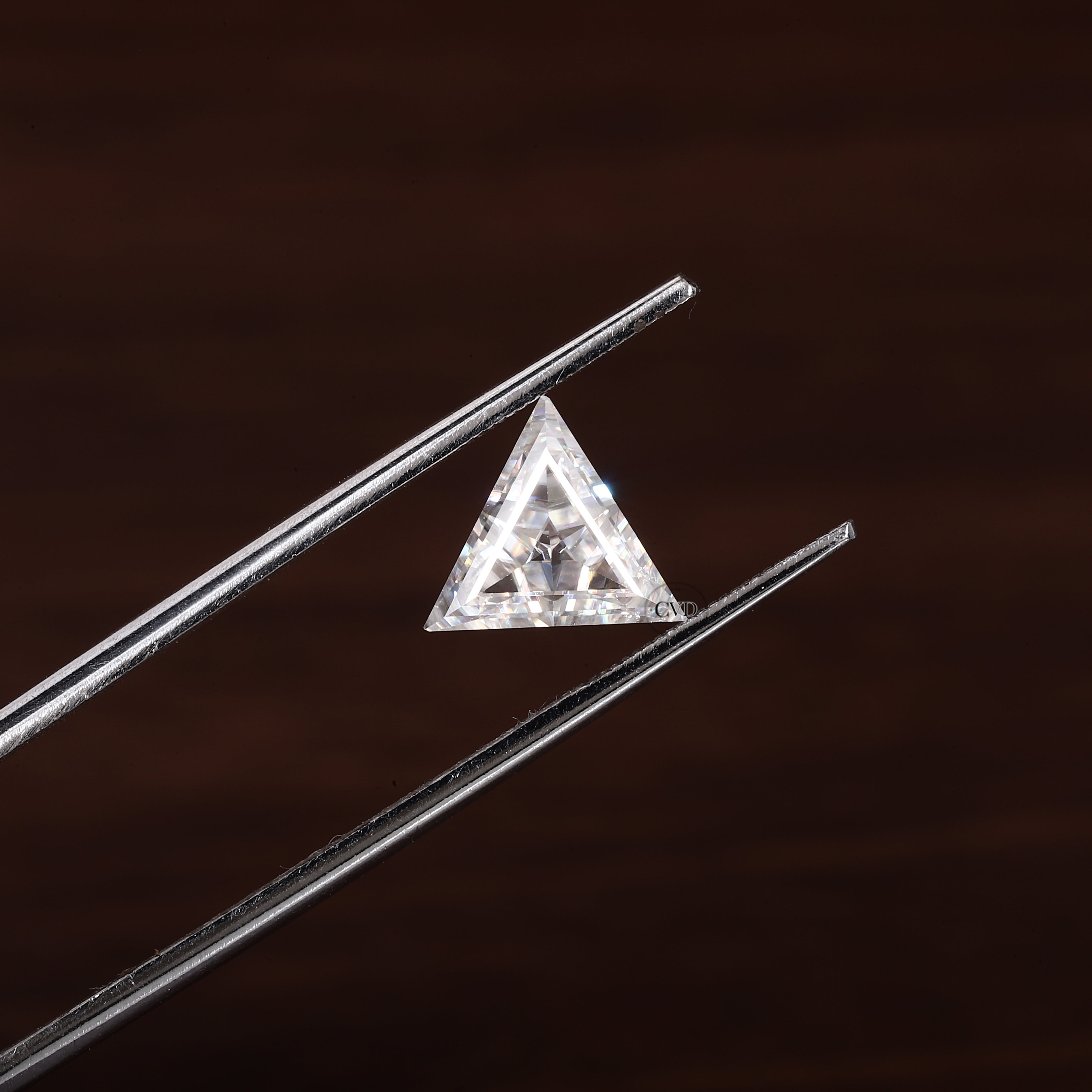Triangle loose Moissanite Stone For Engagement
