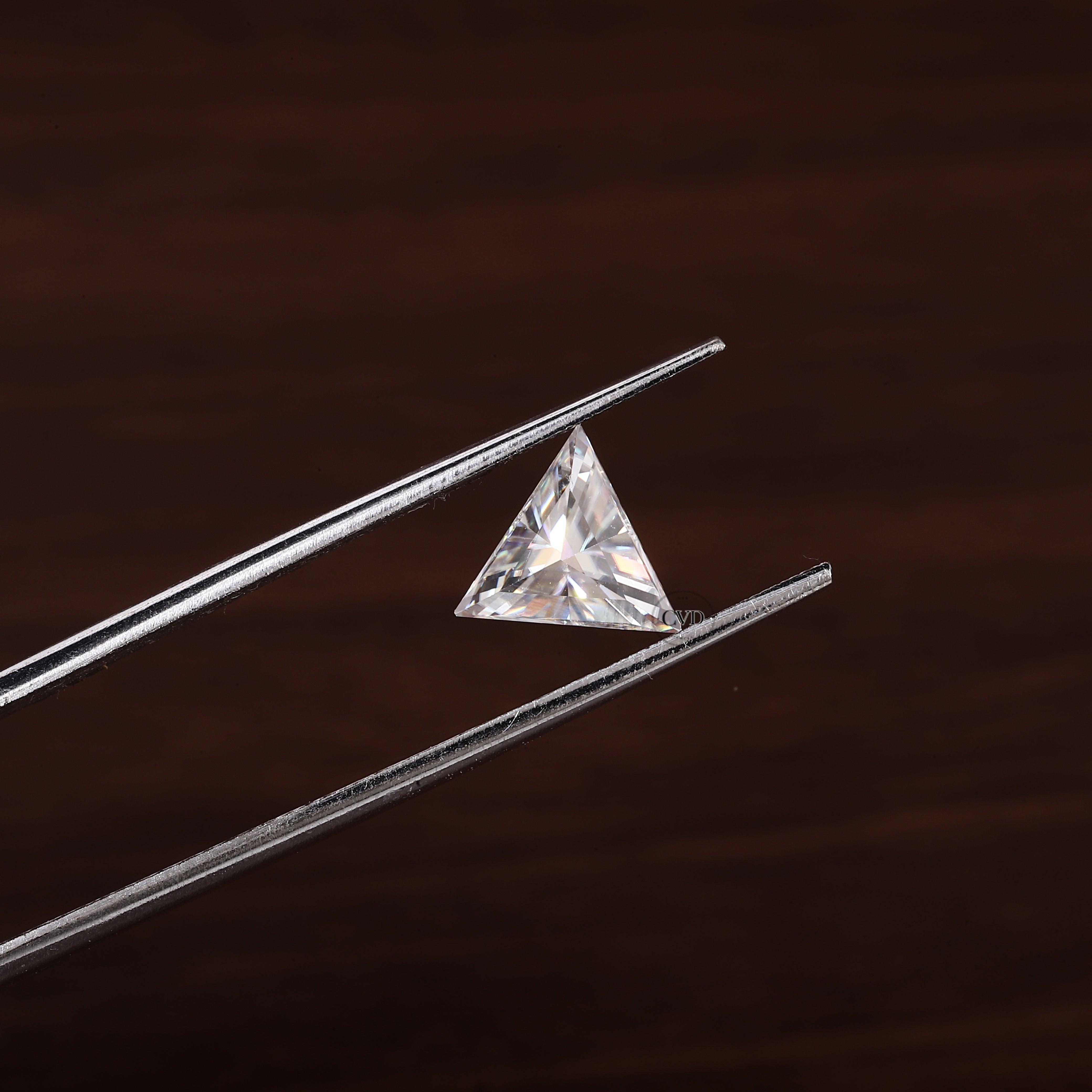 Triangle loose Moissanite Stone For Engagement