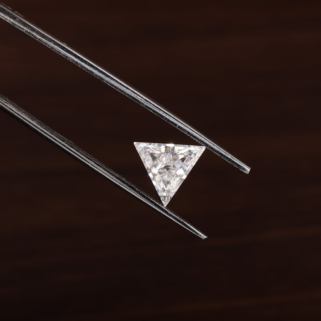 Triangle loose Moissanite Stone For Engagement