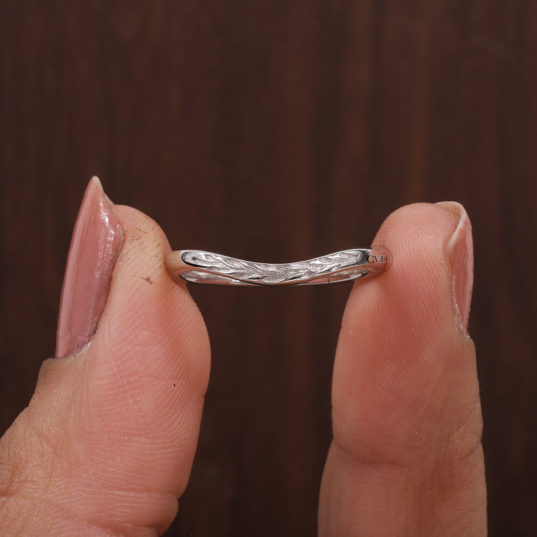 Vintage wedding band, Nature Inspired Leaf Wedding Ring Solid Gold Wedding