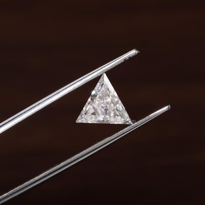 Triangle loose Moissanite Stone For Engagement