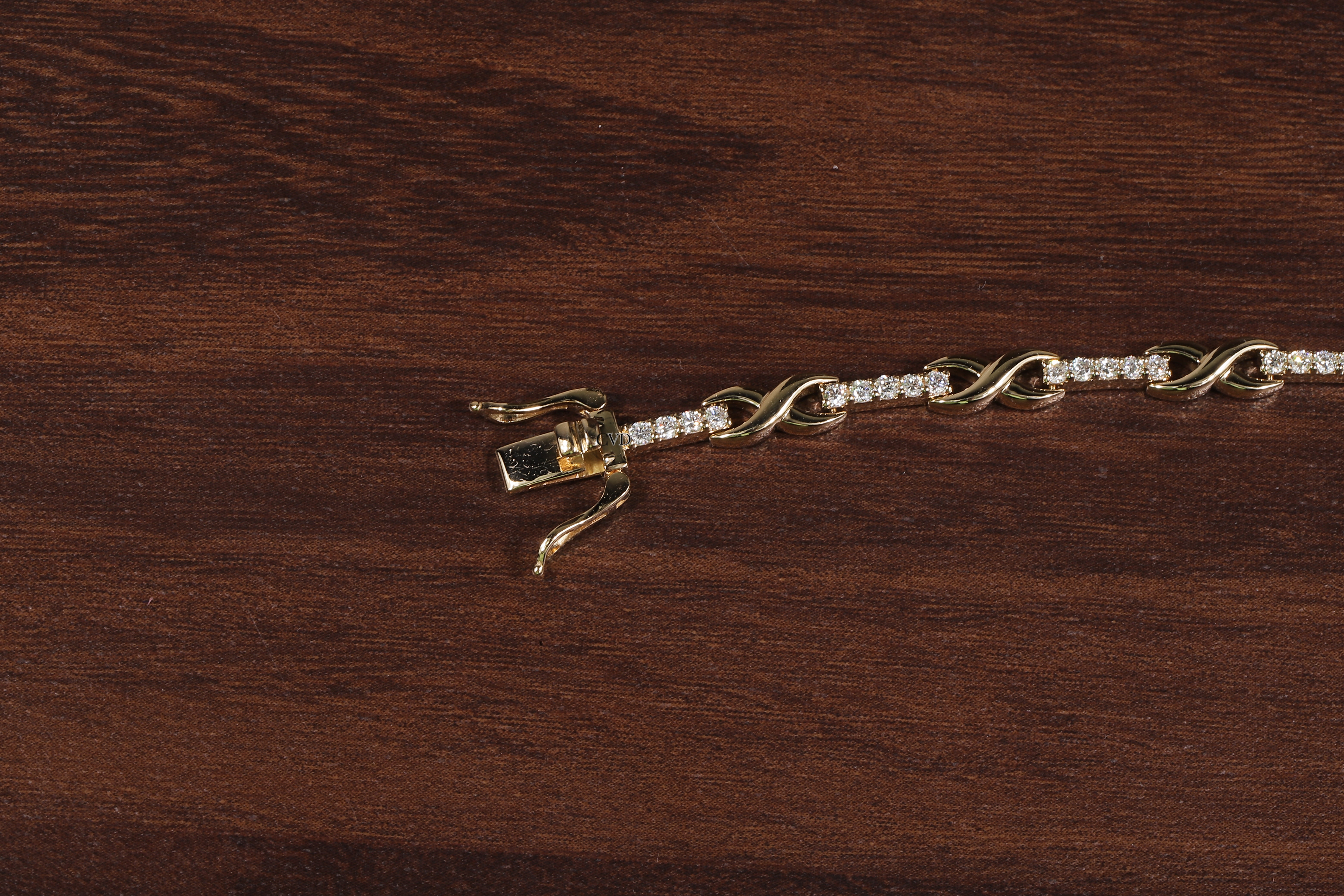 Round Diamond infinity Bracelet, Round Lab Grown Diamond