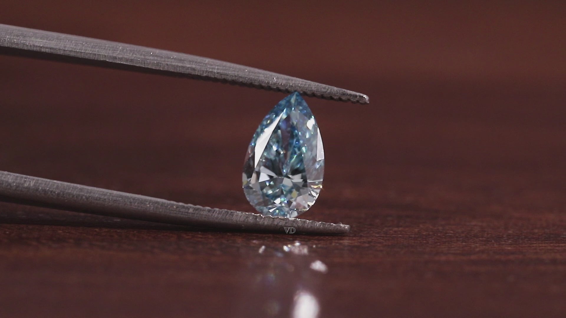 1 CT - 5 CT Pear Cut loose Lab grown Diamond, Fancy Vivid Blue Pear Lab grown Diamond